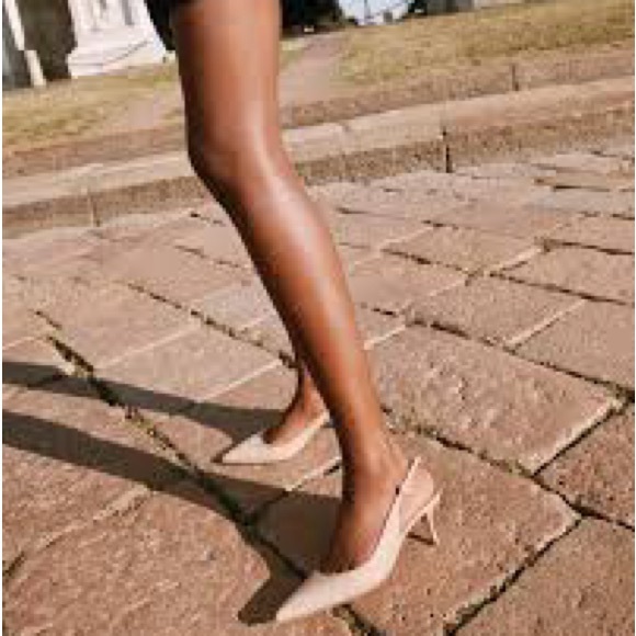 gianvito rossi Shoes - Gianvito Rossi  Nude Slingback Heels